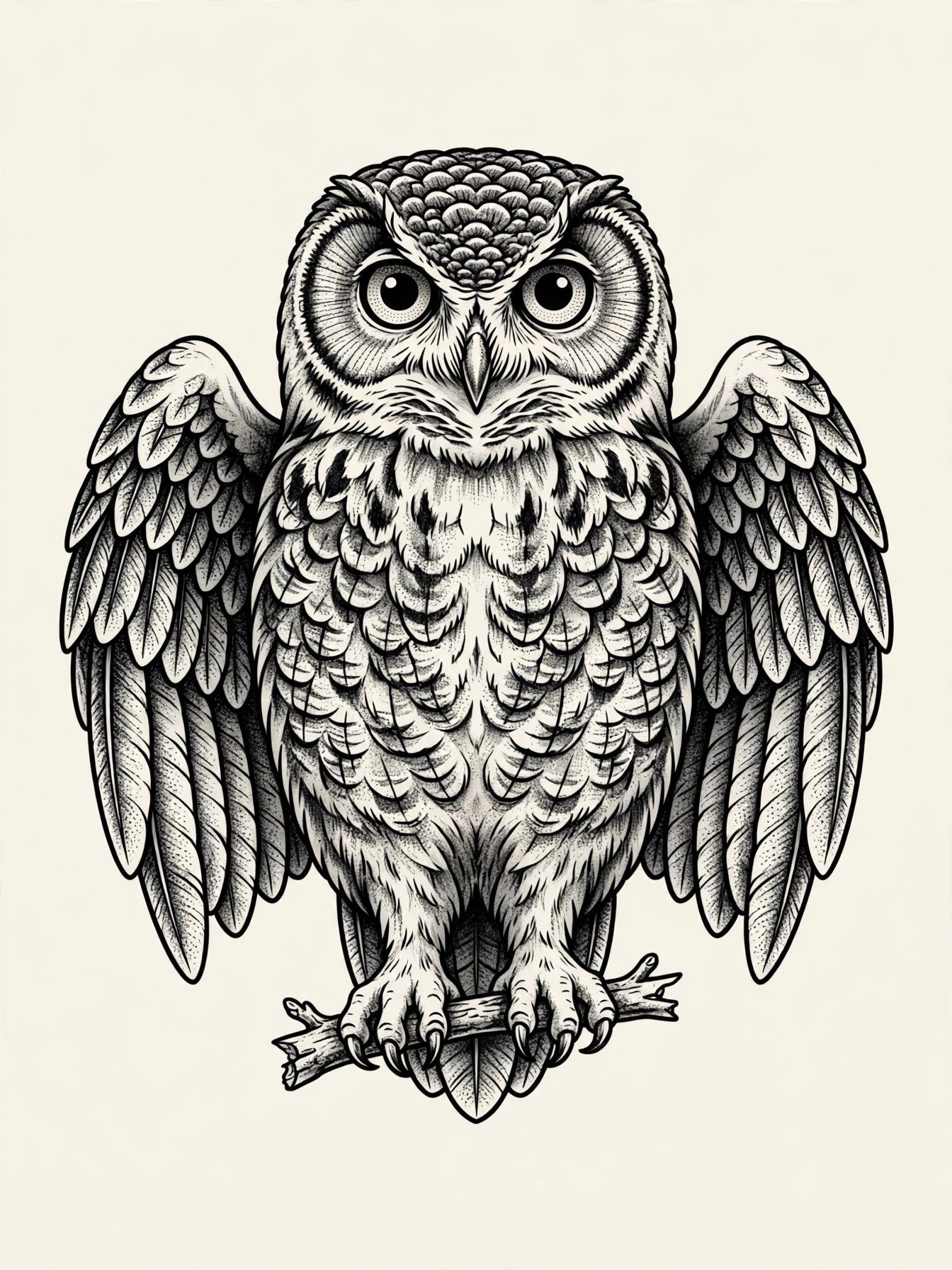 Dotwork style example